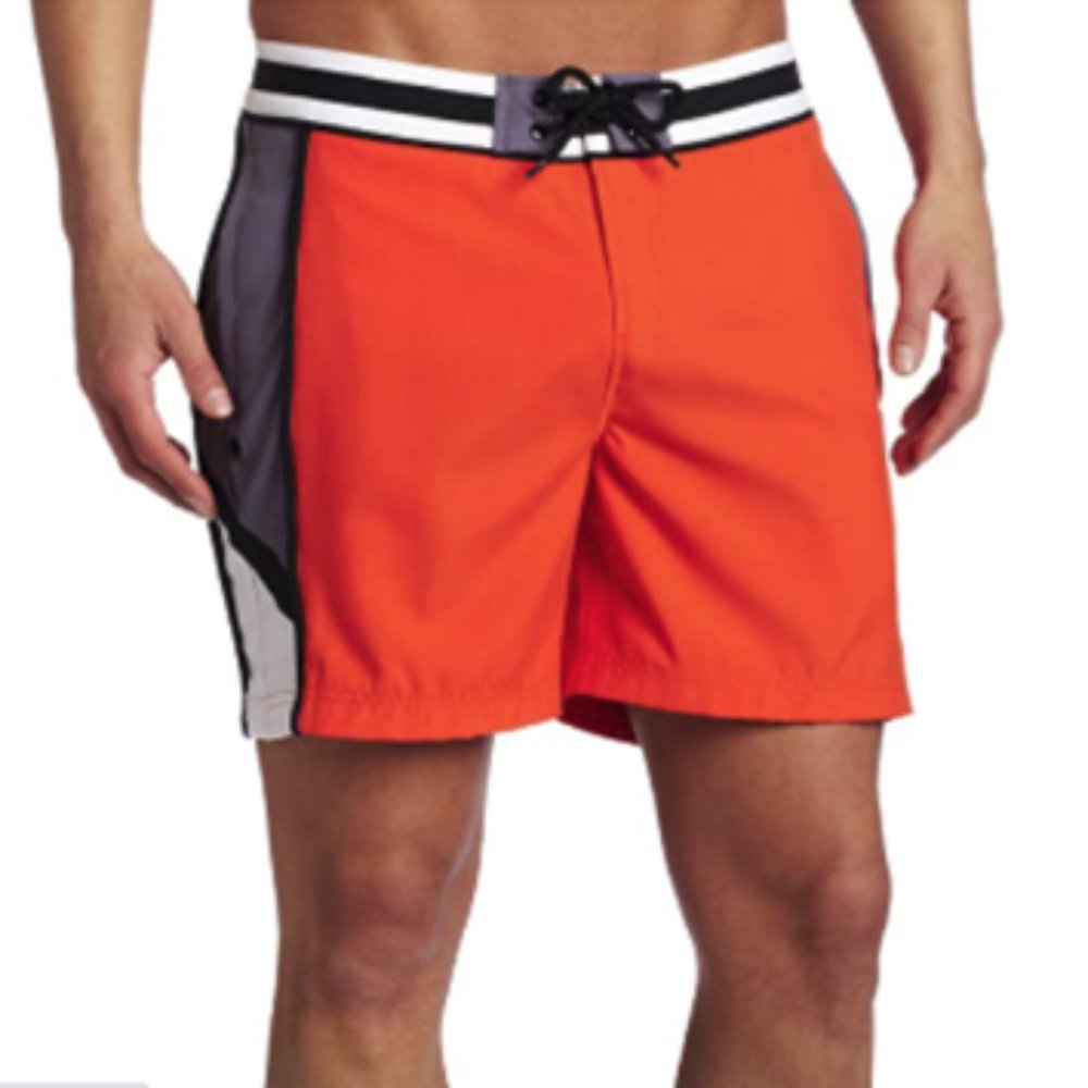 Original Penguin Color Blocked Swim Trunk - 31" Waist - NWT